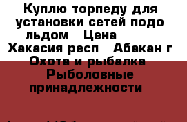 Куплю торпеду для установки сетей подо льдом › Цена ­ 500 - Хакасия респ., Абакан г. Охота и рыбалка » Рыболовные принадлежности   
